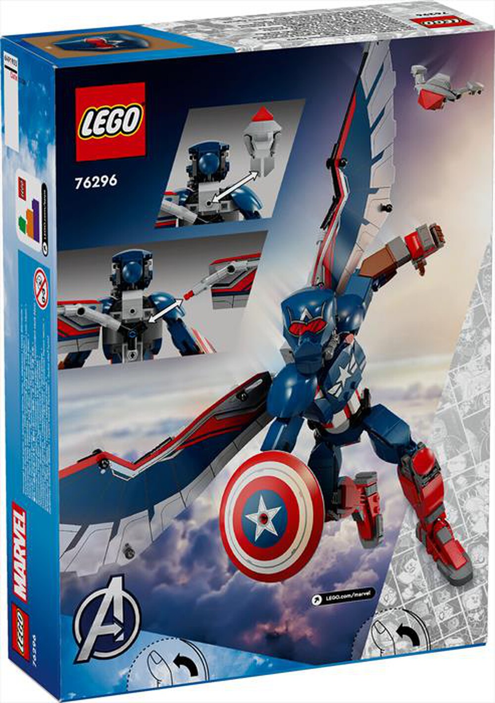 Immagine del prodotto LEGO - SUPER HEROES Personaggio di Captain America 76296