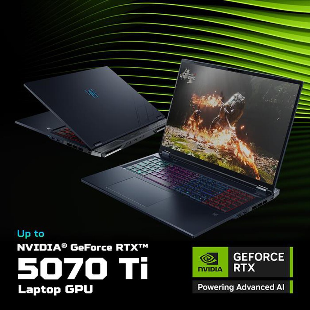 Immagine del prodotto ACER - Notebook PREDATOR HELIOS NEO 18 AI PHN18-72-90B2-Nero