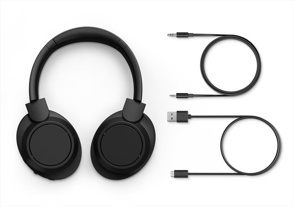 "PHILIPS - Cuffie a padiglione chiuso TAH6509BK/00-Black"