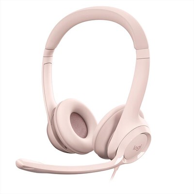 LOGITECH - Cuffia con microfono H390-Rosa
