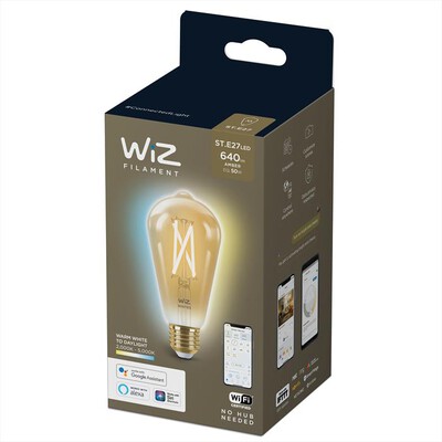 PHILIPS - WIZ TW EDISON FILAMENTO AMBRATA 60W E27-White