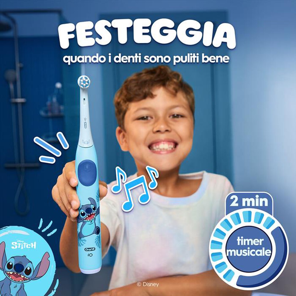 Immagine del prodotto ORAL-B - Spazzolino IOS2K.1I9.K FBNLSENOR SBL STITCH HBOX-CELESTE