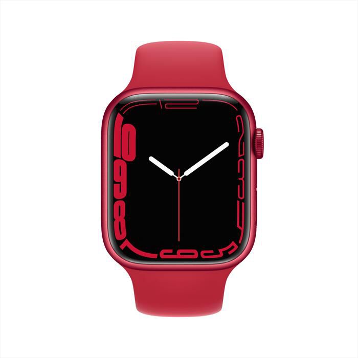 APPLE - Apple Watch Series 7 GPS+Cellular 45mm Alluminio-Sport Band Product  Red | Euronics