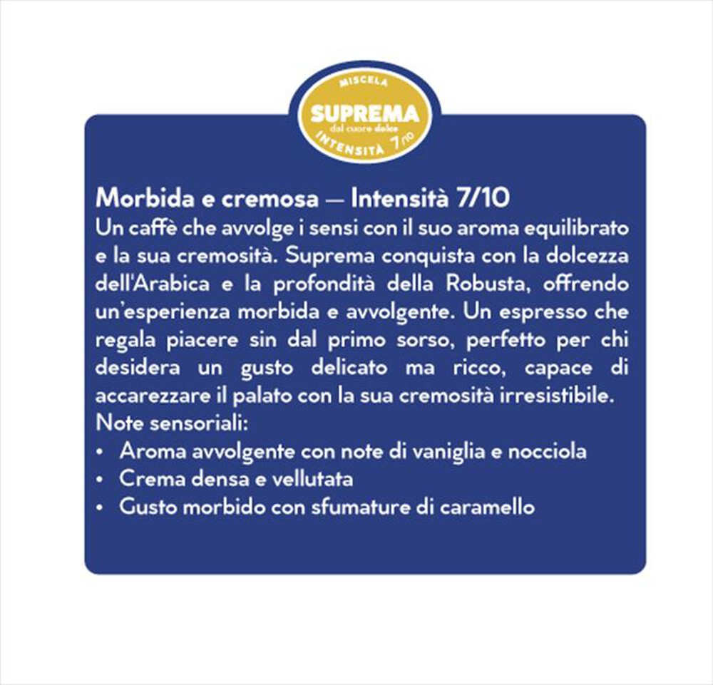 Immagine del prodotto CAFFE BORBONE - Miscela Suprema - Comp. Lavazza A Modo Mio 120 pz