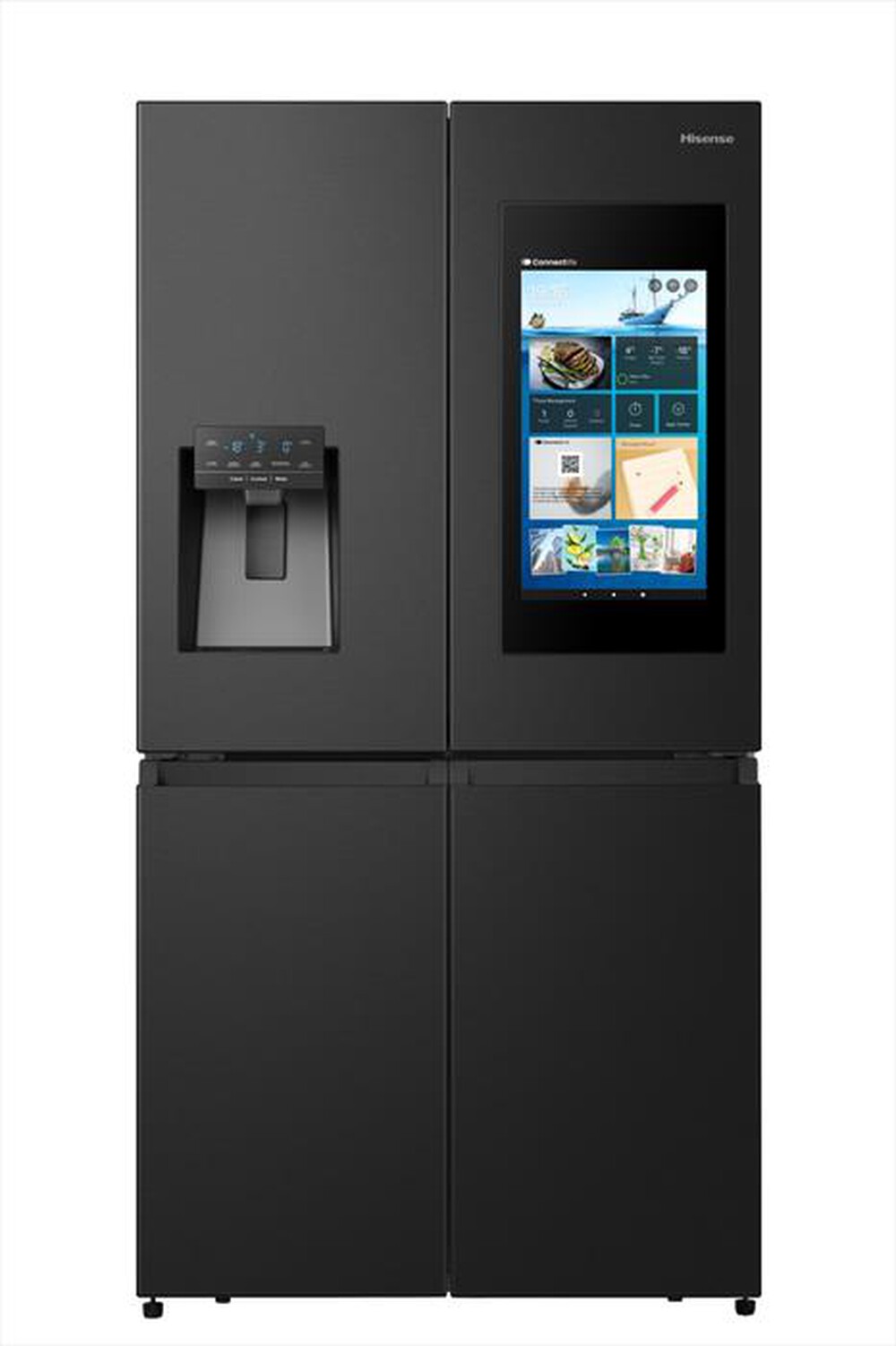 Immagine del prodotto HISENSE - Frigorifero 4 porte RQ760N4IFE Classe E 585 lt-Black Inox