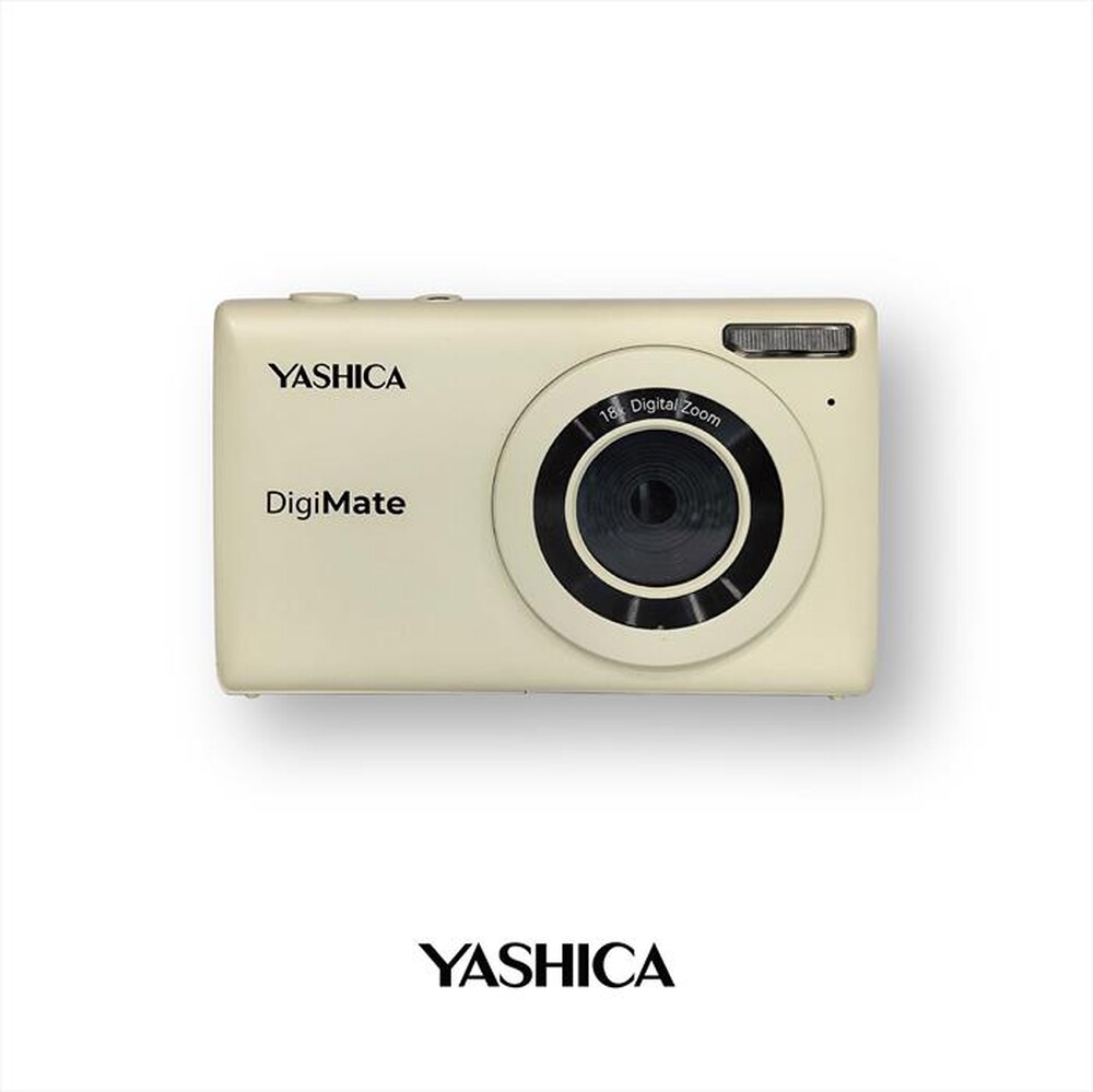 "YASHICA - Fotocamera digitale compatta DIGIMATE-Bianco"