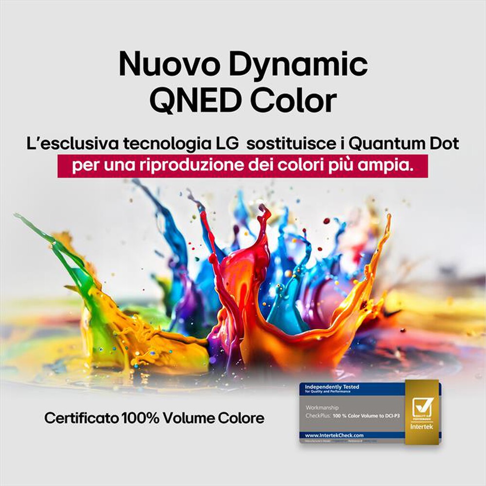 Immagine del prodotto LG - Smart TV QNED UHD 4K 55" AI 55QNED70A6A-Nero