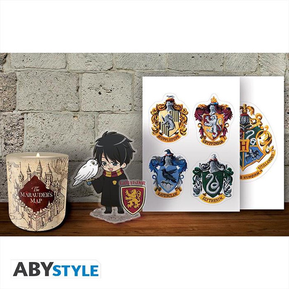 "ABYSSE - HARRY POTTER - COFANETTO CANDELA+ACRYL® +ADESIVI-multicolore"