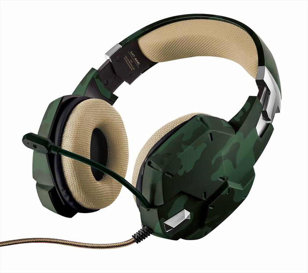 "TRUST - GXT322C GAMING HDST-CAMO-Green/Camouflage"