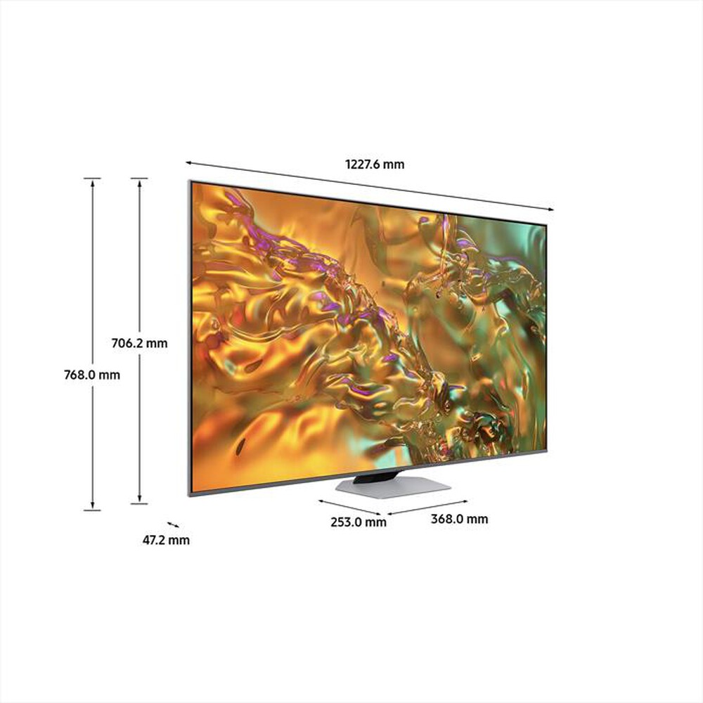 "SAMSUNG - Smart TV Q-LED UHD 4K 55\" QE55Q80DATXZT-ECLIPSE SILVER"