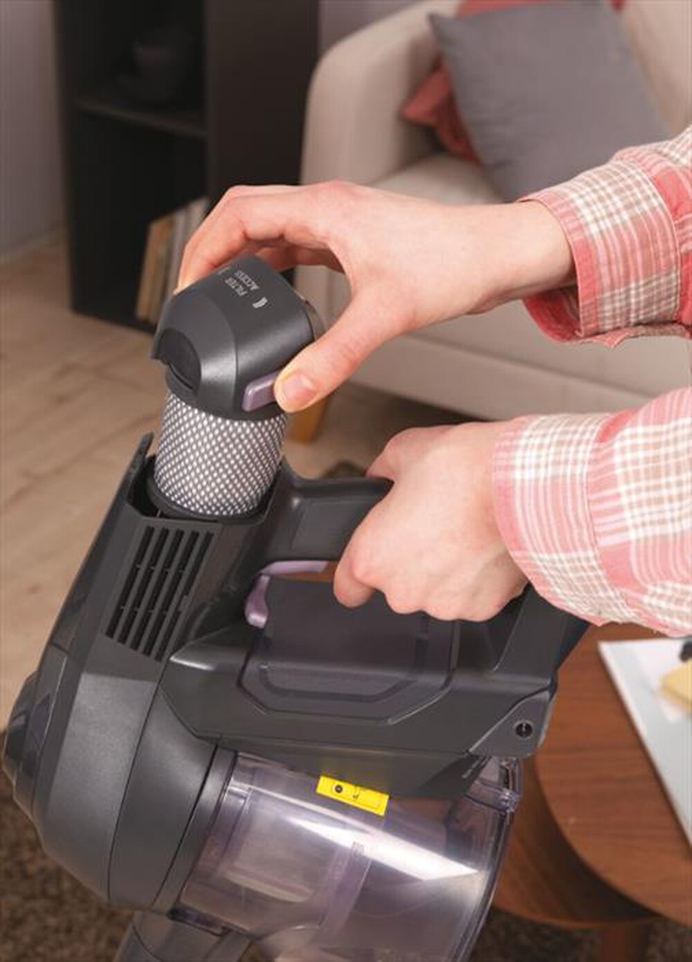 "HOOVER - Scopa elettrica HF103X 011-Titanio"