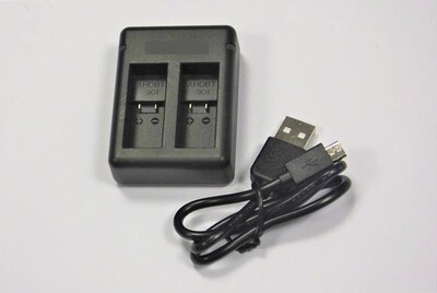 REPORTER - Carica batterie 99550 per Hero 9/10/11-Plastica Nera