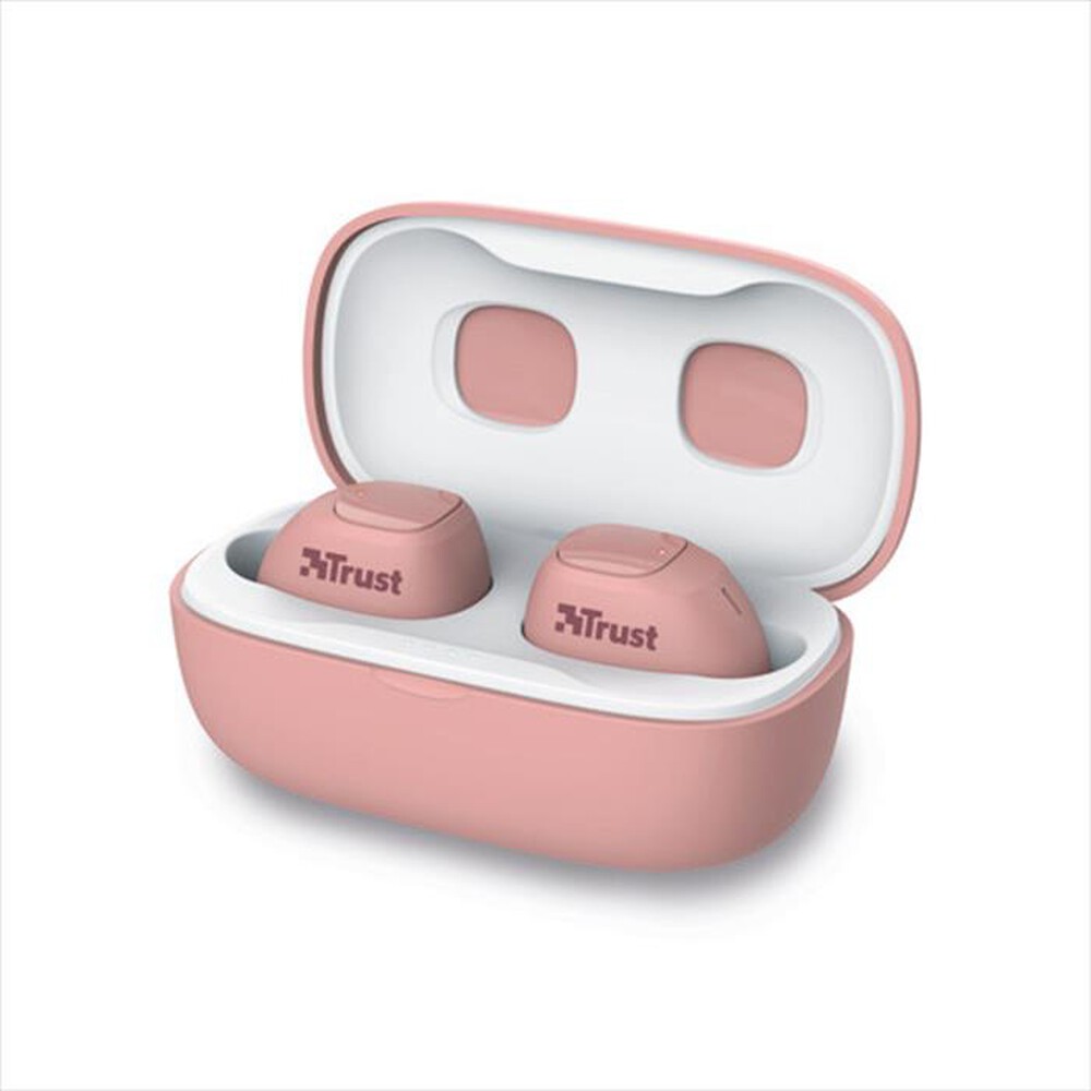 "TRUST - NIKA COMPACT BLUETH EARPHONES PINK-Pink"