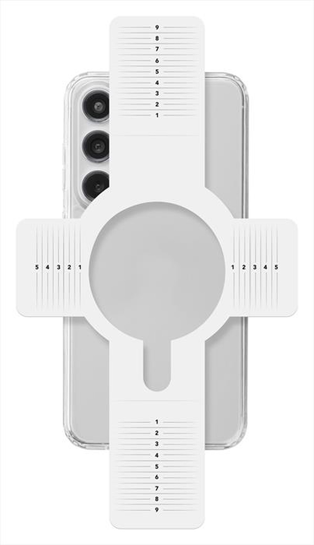 Immagine del prodotto CELLULARLINE - Anello magnetico adesivo MAGADAPTERW-Bianco