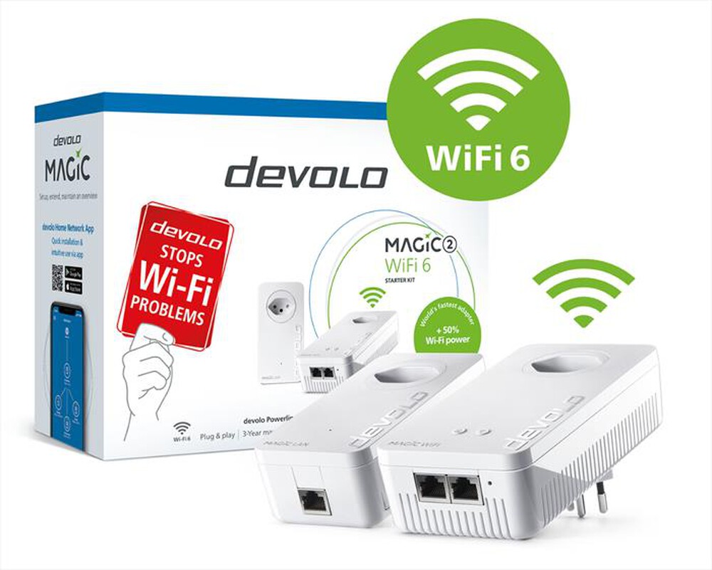 "DEVOLO - MAGIC 2 WIFI 6 STARTER KIT-BIANCO"