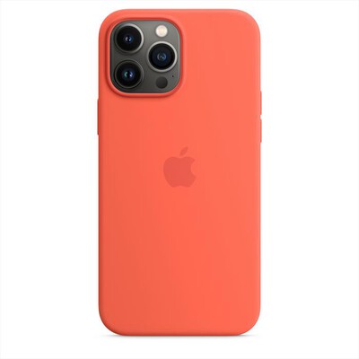 APPLE - COVER PER IPHONE 13 PRO MAX SILICONE CON MAGSAFE-Mandarino