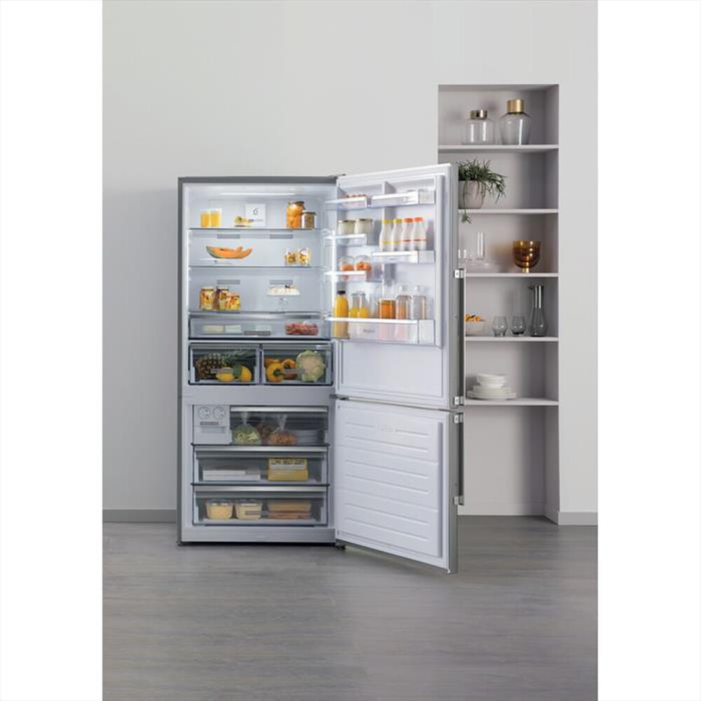 "WHIRLPOOL - Frigorifero combinato W84BE 72 X 2 Classe E"