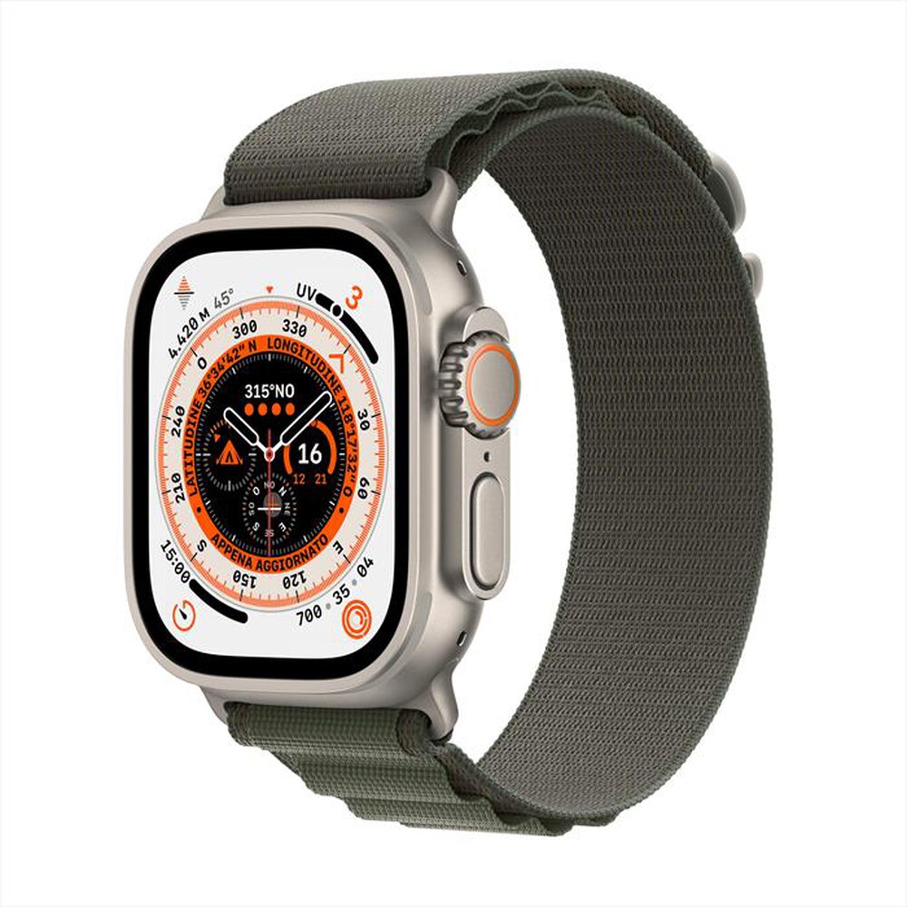 "APPLE - Watch Ultra GPS + Cellular 49mm Small-Alpine Verde"