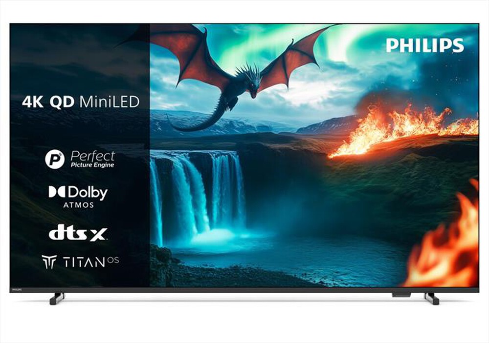 Immagine del prodotto PHILIPS - Smart TV MINI LED UHD 4K 55" 55MLED820/12-Black