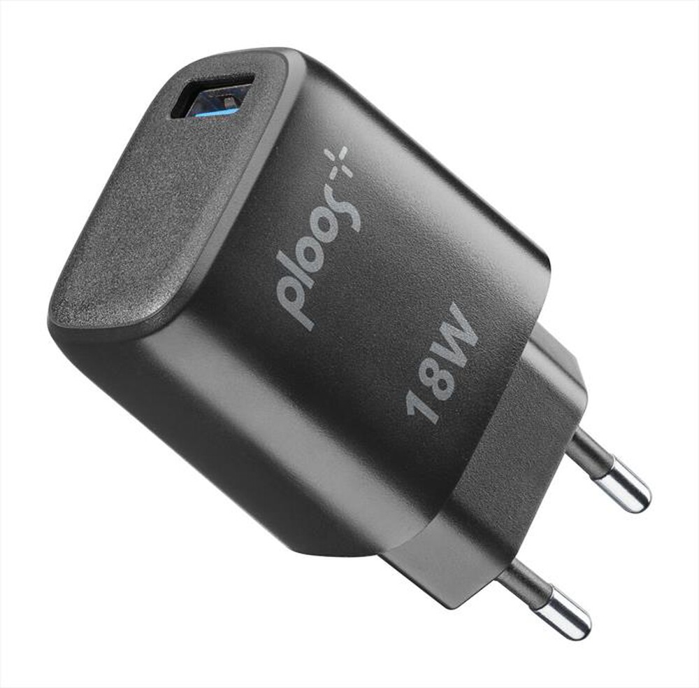 Immagine del prodotto PLOOS - Caricabatterie USB ADAPTER 18W - UNIVERSALE-Nero