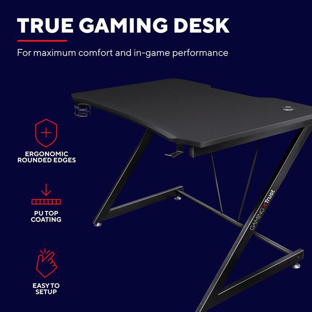 "TRUST - GXT711X DOMINUS DESK-Black"
