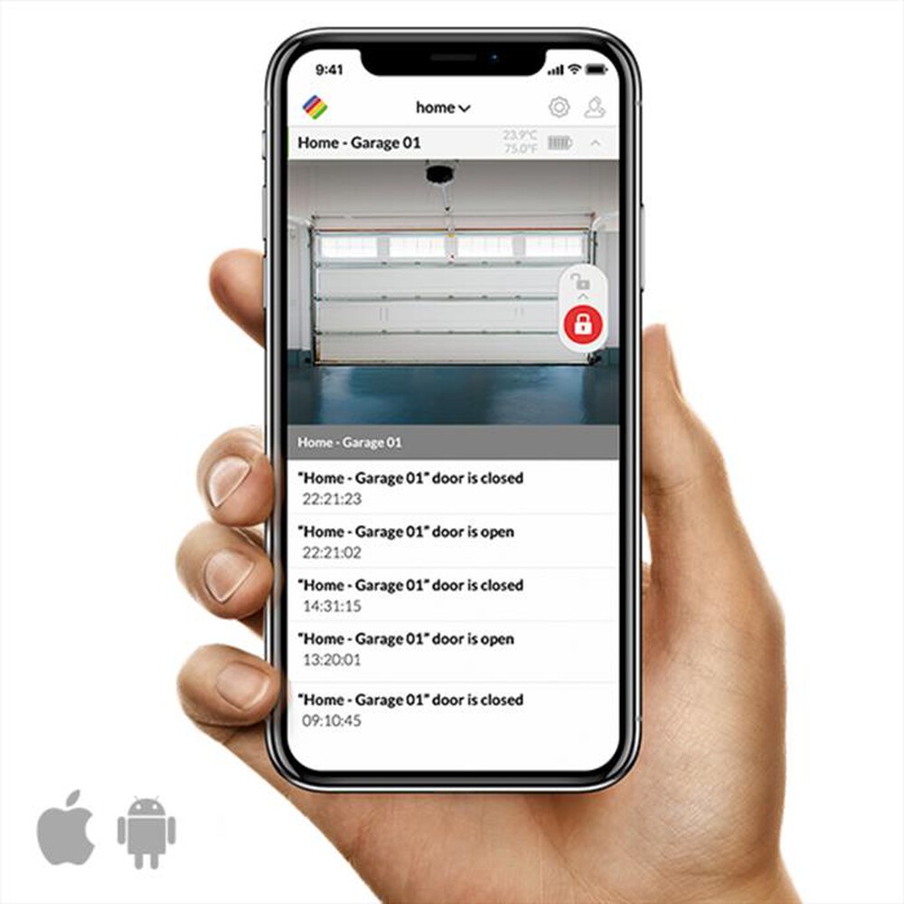 Immagine del prodotto ISMARTGATE - STANDARD MINI GARAGE-WHITE