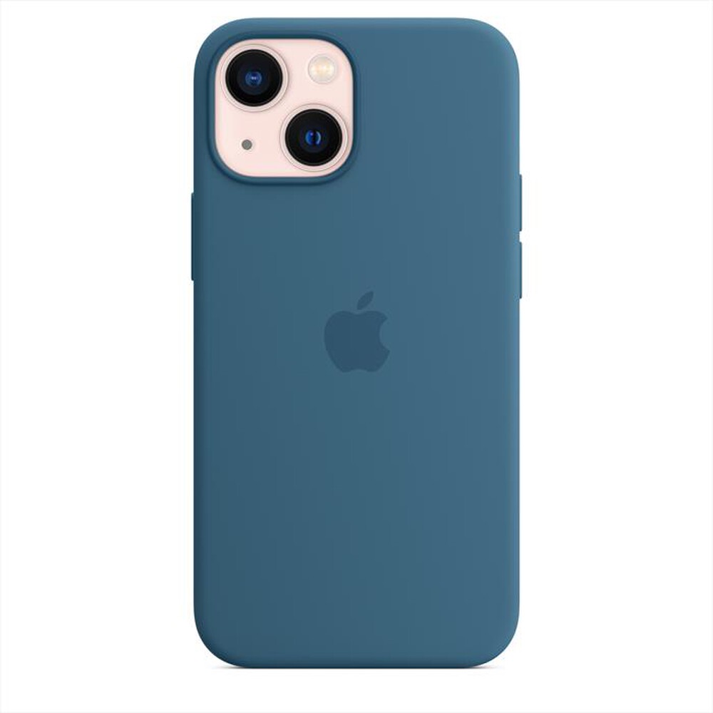 "APPLE - iPhone 13 mini Silicone Case with MagSafe-Blue Jay"
