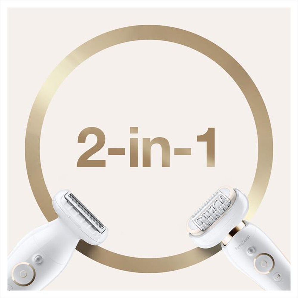 "BRAUN - Silk-épil 9 Flex 9-002-Bianco/Oro"