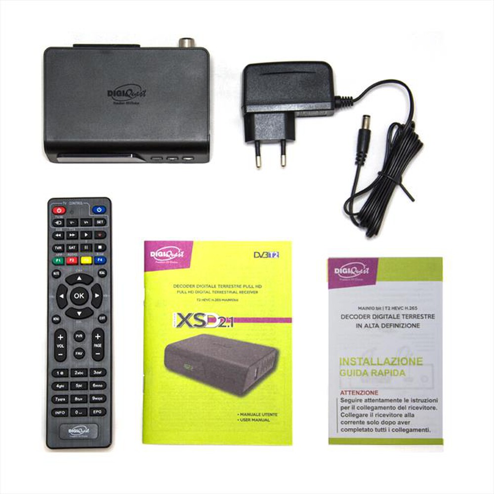 Immagine del prodotto DIGIQUEST - Ricevitore digitale RICD1237-Nero
