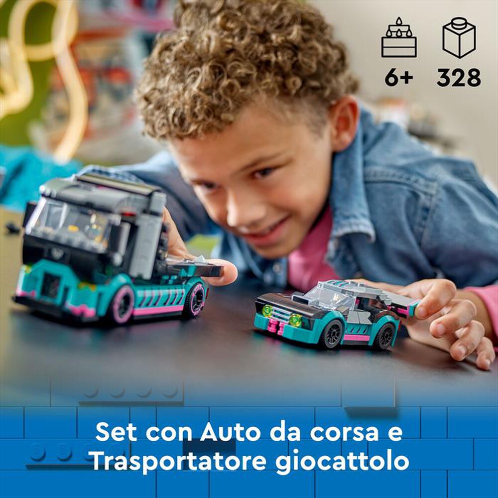 Immagine del prodotto LEGO - CITY Auto da corsa e trasportatore 60406