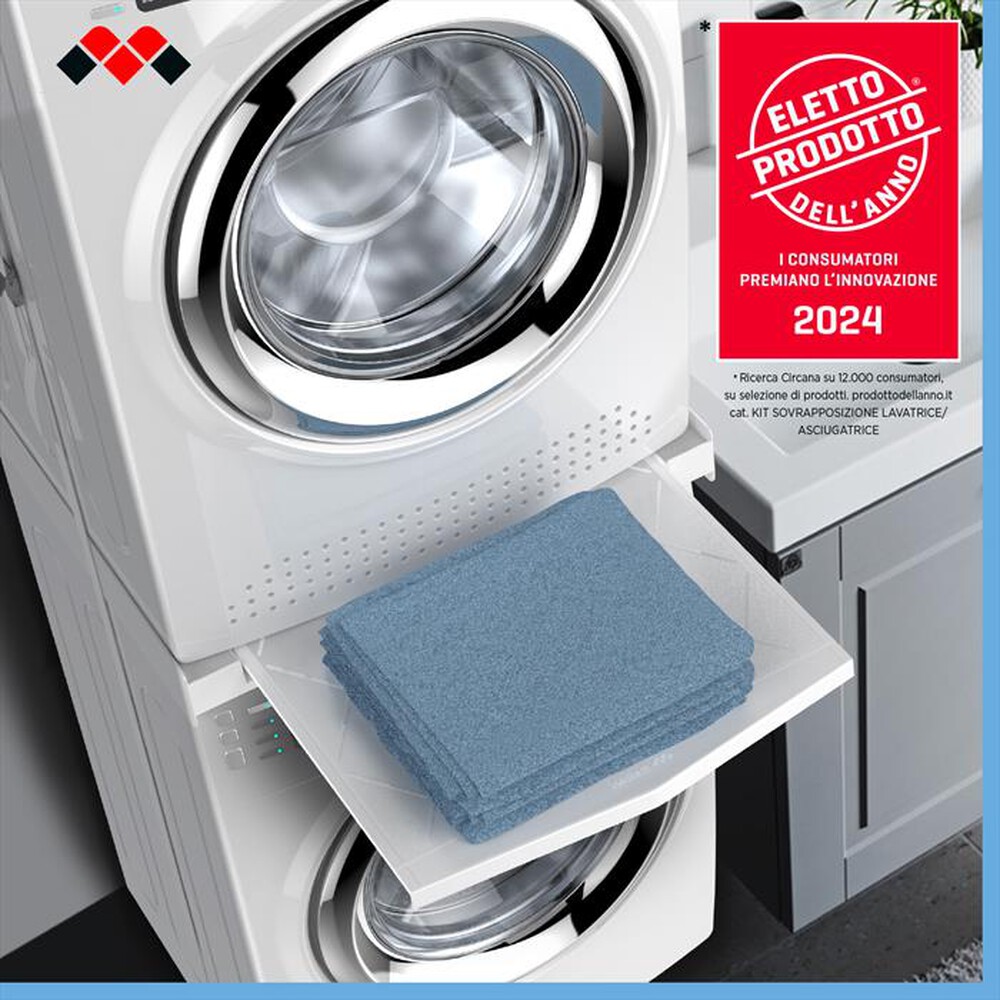 "MELICONI - TORRE SQUARE L60 Kit sovrapposizione universale-Tecnopolimero bianco"