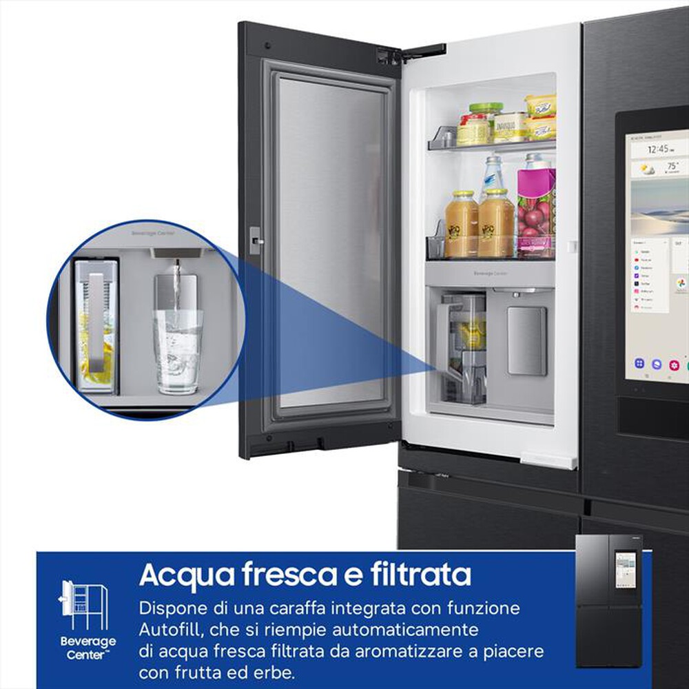 Immagine del prodotto SAMSUNG - Frigorifero 4 porte RF65DG9H0EB1EF Classe E 637 lt-Antracite