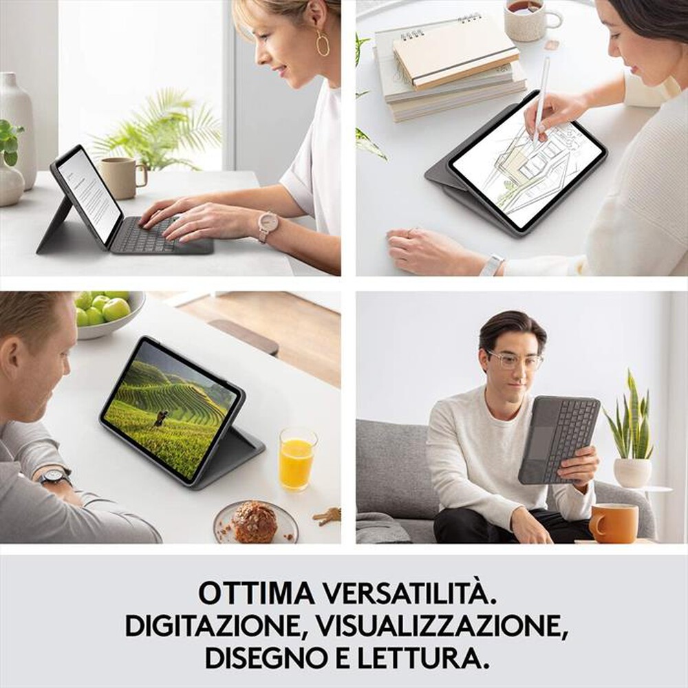 "LOGITECH - Folio Touch for iPad Pro 11-inch - GREY - ITA - OT-Grigio"