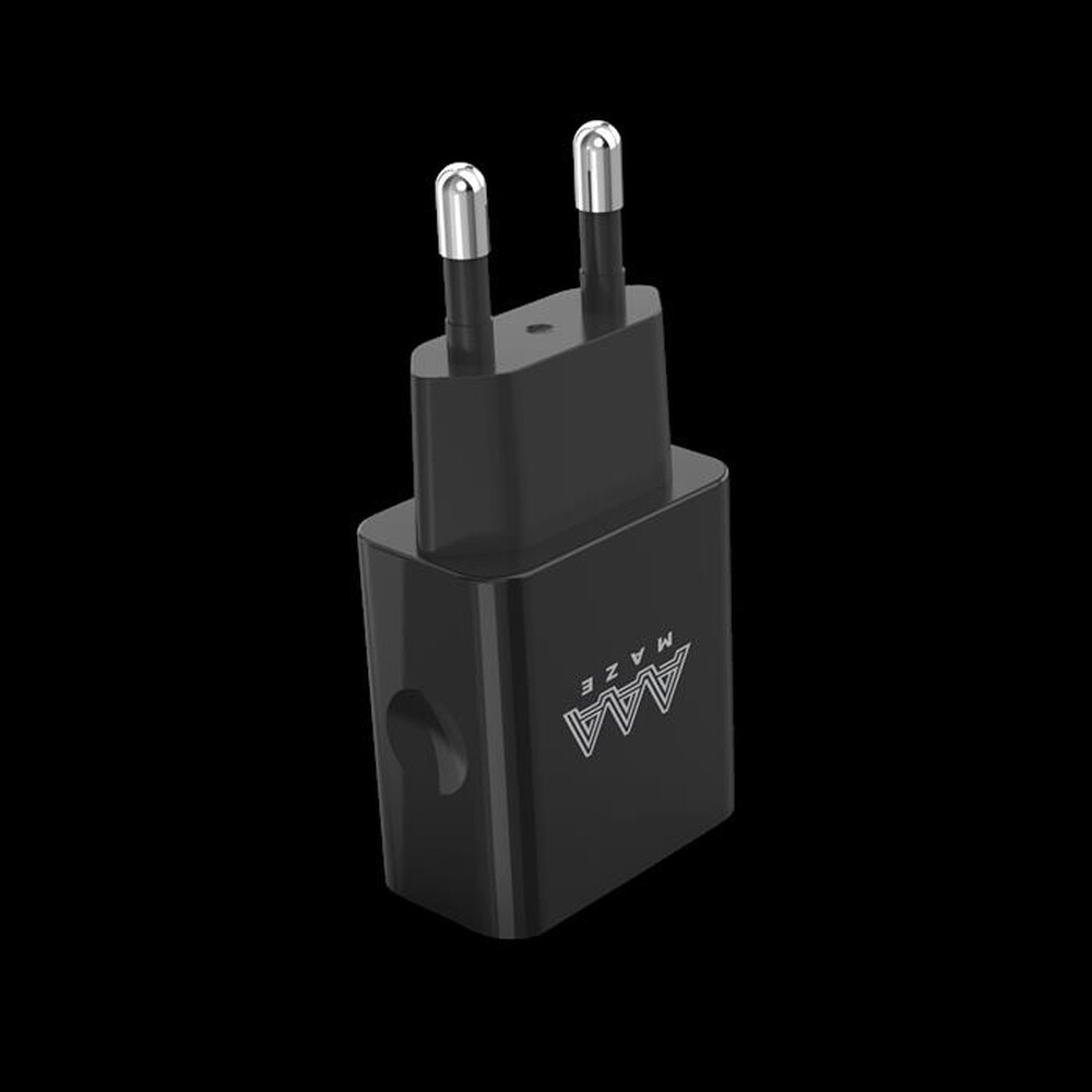 "AAAMAZE - ALIMENTATORE DA RETE USB-Nero"