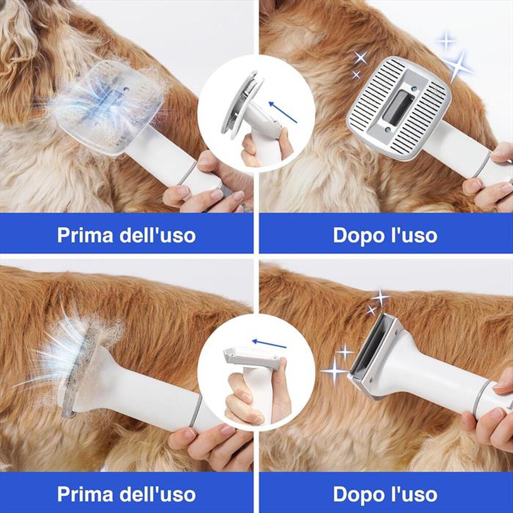 "NEAKASA - Kit Toelettatura P0 PRO per animali-Bianco"