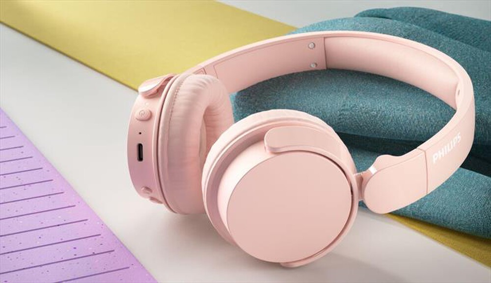 Immagine del prodotto PHILIPS - Cuffie a padiglione chiuso TAH4209PK/00-Pink