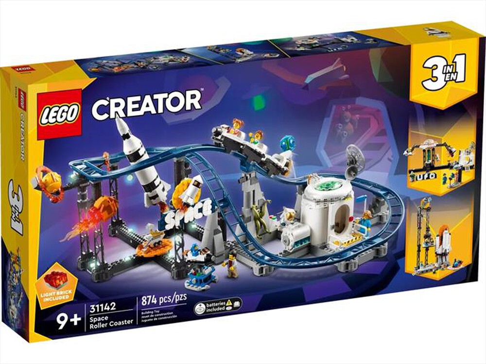 "LEGO - CREATORE 3IN1 Montagne Russe spaziali - 31142"