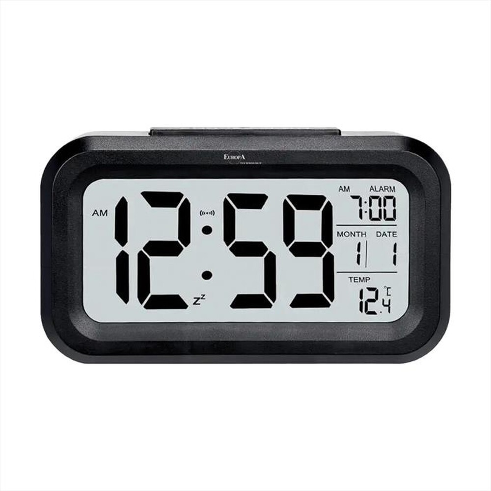 Immagine del prodotto EUROPA TECHNOLOGY - Sveglia con display LCD DV-201 LD-BLACK