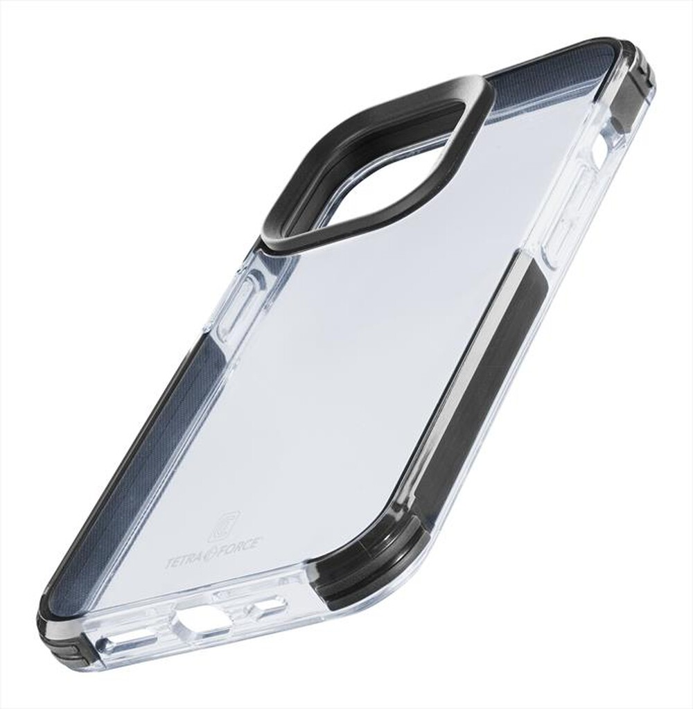 "CELLULARLINE - Cover Force Strong iPhone15 ProMax TETRACIPH15PRMT-Trasparente"