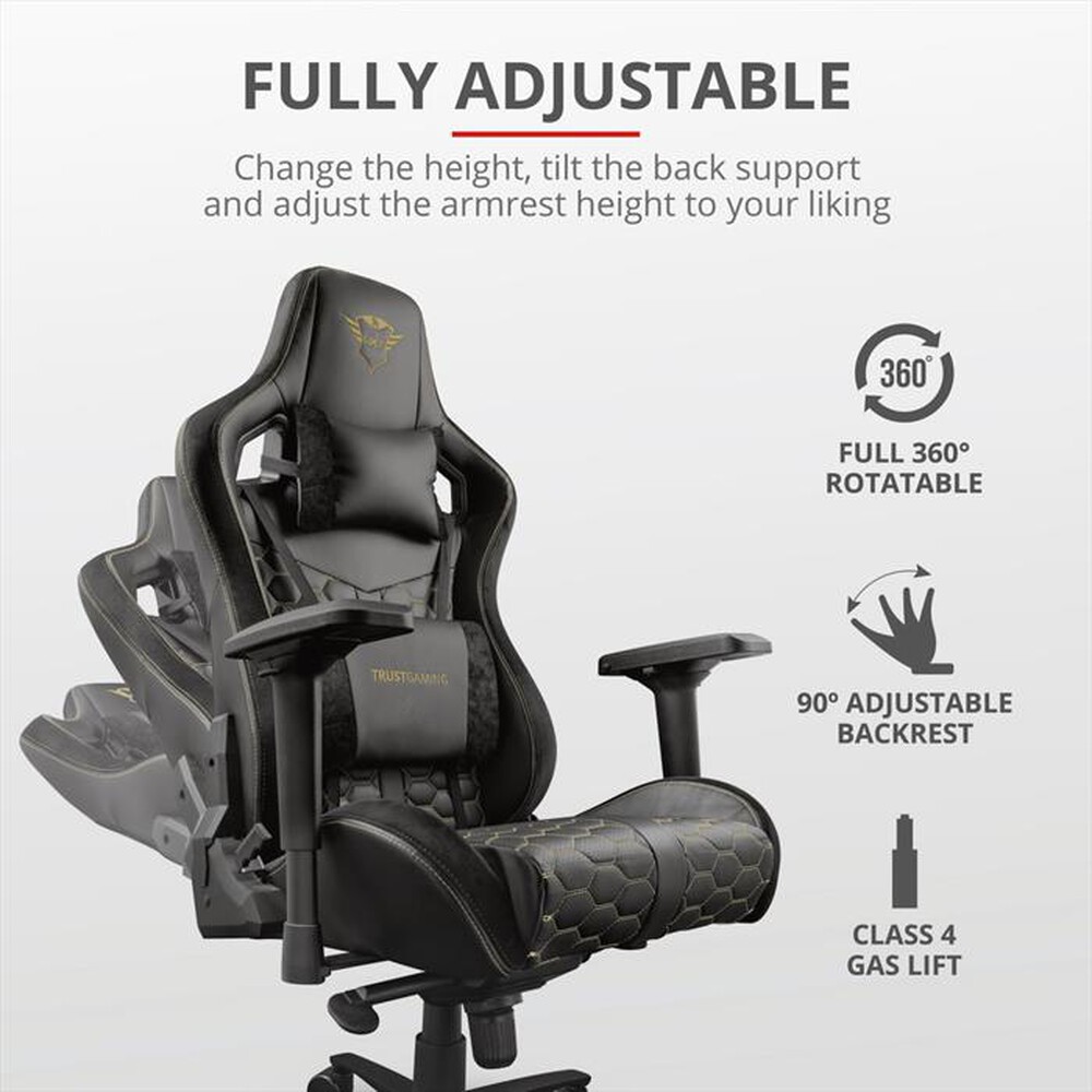 "TRUST - GXT712 RESTO PRO CHAIR-Black"