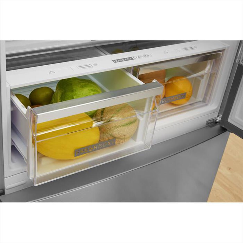 "WHIRLPOOL - Frigorifero combinato W84BE 72 X 2 Classe E"