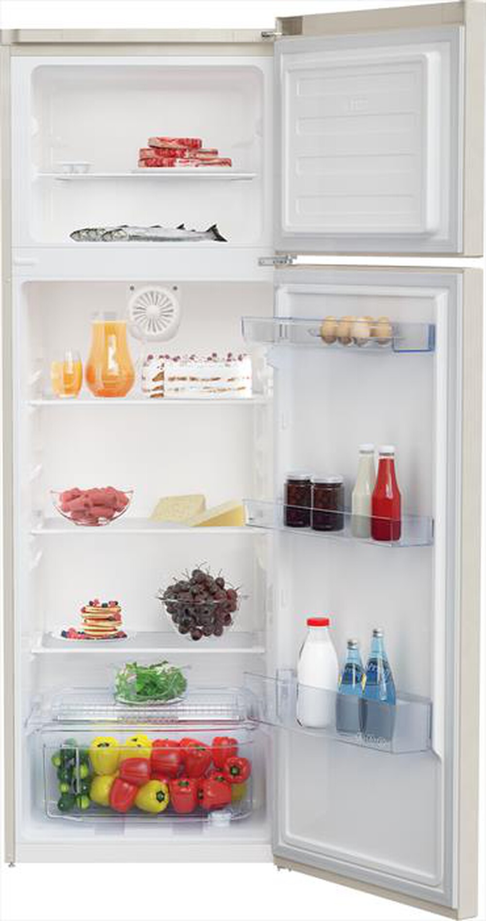 "BEKO - Frigorifero 2 porte RDSA310K40BN Classe E 306 lt-Beige"