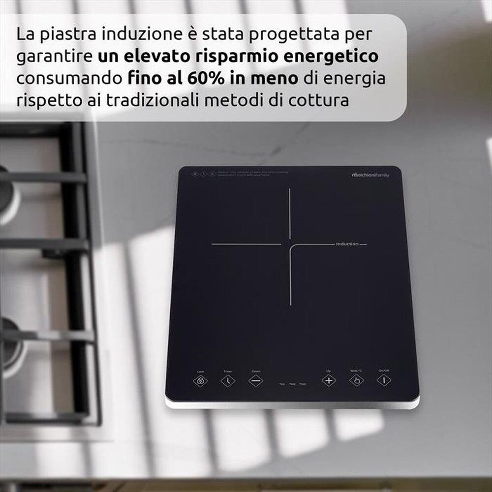 Immagine del prodotto MELCHIONI FAMILY - Piastra a induzione 1 fuoco OBLIVION 1-nero