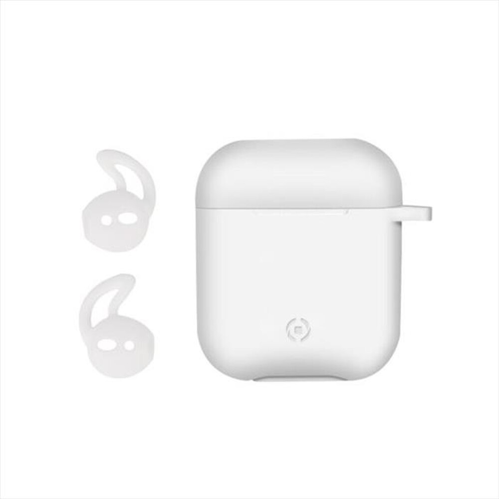 "CELLY - CUSTODIA PER CHARGING BOX DELLE AIRPODS-Bianco/Silicone"