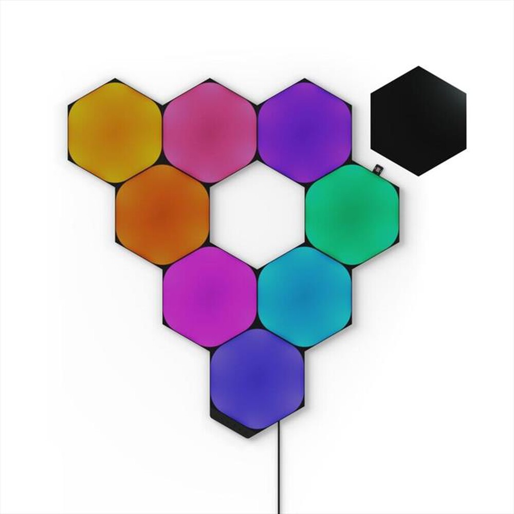 "NANOLEAF - Lampada a sospensione SHAPES HEXAGONS (9 LIGHT)-Black"