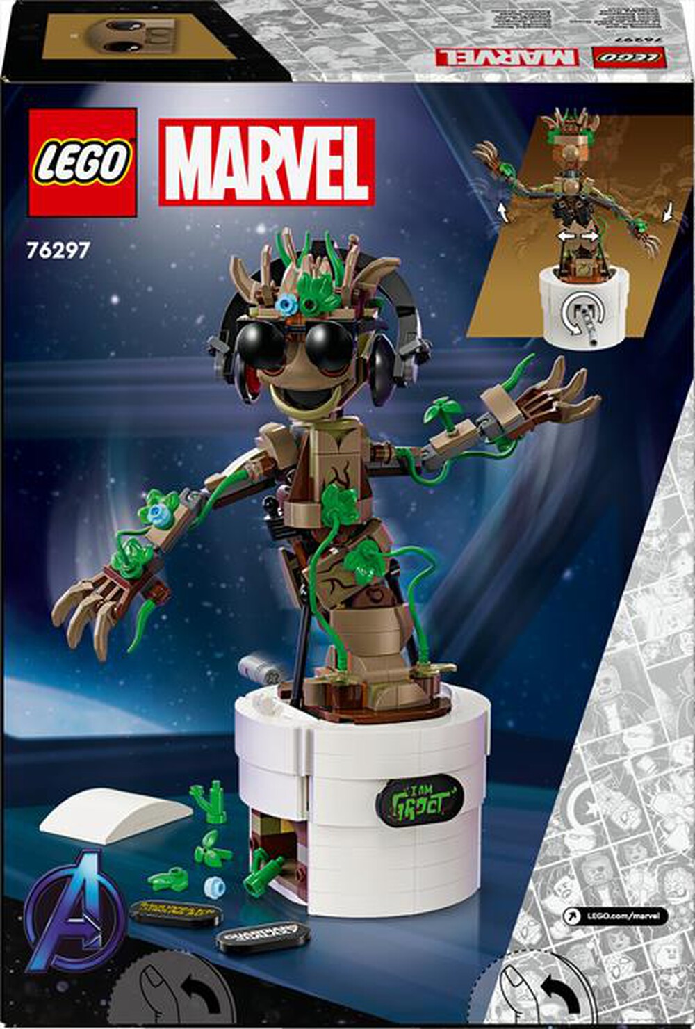 Immagine del prodotto LEGO - SUPER HEROES MARVEL Groot ballerino 76297