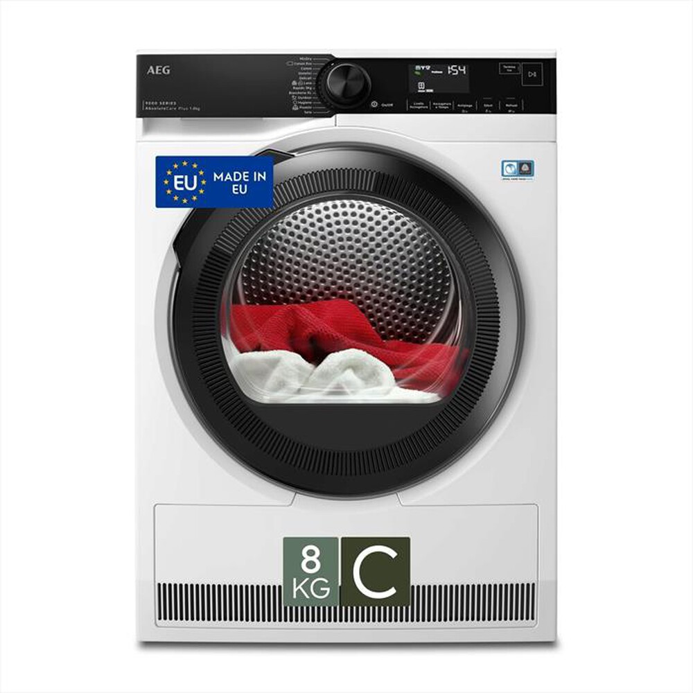 Immagine del prodotto AEG - Asciugatrice TR9HG83B 8Kg Classe C-Bianco/obl&ograve; nero