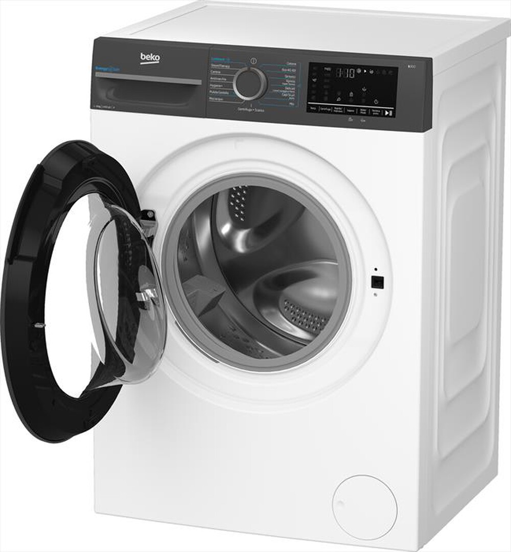 "BEKO - Lavatrice BMEUWU4841A 8 Kg Classe A-Black,White"