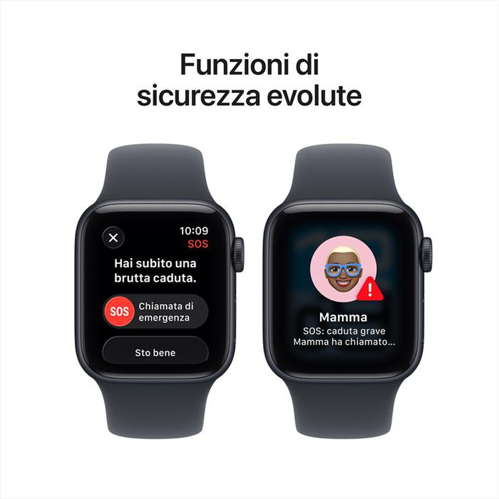 Immagine del prodotto APPLE - Watch SE 3 GPS + Cellular 40mm Alluminio-Sport Band Mezzanotte - S/M