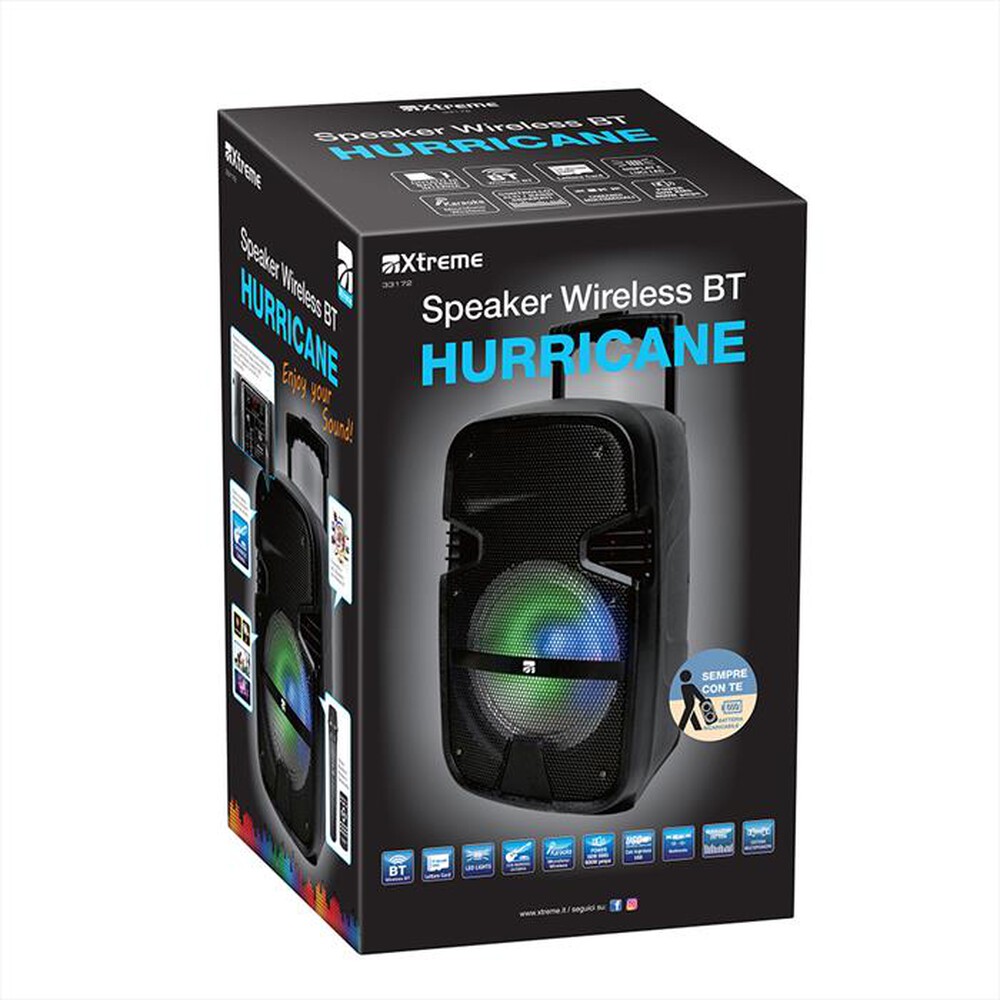 Immagine del prodotto XTREME - MONITOR SPEAKER HURRICANE-NERO